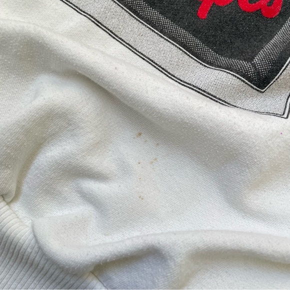 Vintage Maxell "Get Blown Away!" White Crewneck Sweatshirt | One size - Picture 10 of 11